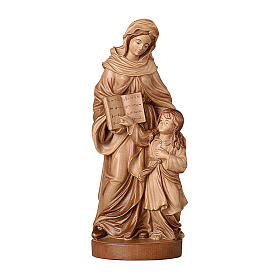 Imagens em Madeira Natural: Santa Ana brunida 3 tons madeira bordo Val Gardena Imagens em Madeira Natural: Santa Ana brunida 3 tons madeira bordo Val Gardena