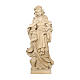 Wooden statue Saint Elizabeth with bread, Val Gardena s1