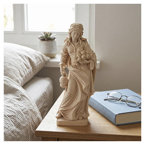 Wooden statue Saint Elizabeth, Val Gardena 2