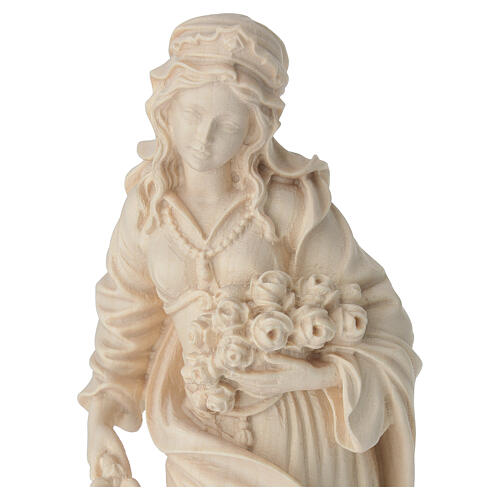 Wooden statue Saint Elizabeth, Val Gardena 3