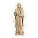 Saint Clare with  ostensory in natural maple wood of Valgardena s1