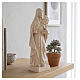 Święta Klara z monstrancją naturalne drewno klonowe Val Gardena s3