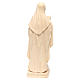 Santa Lucia con vaso d'unguento naturale legno acero Valgardena s4