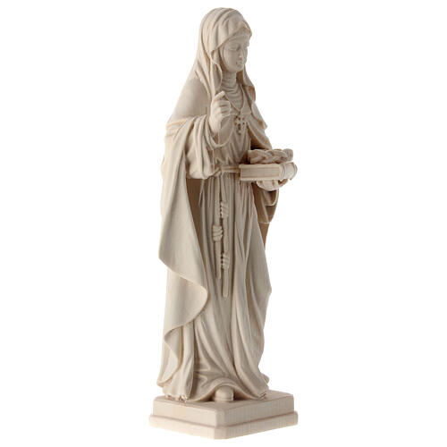 Santa Teresa de Jesús con Corona de Espinas Madera Natural Val Gardena 4