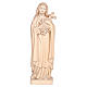 Saint Thérèse of Lisieux in natural maple wood of Valgardena s1