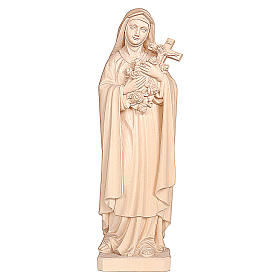 Santa Teresa di Lisieux naturale legno acero Valgardena