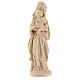 Our Lady of Peace in natural wood of Valgardena s4
