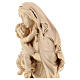Our Lady of Peace in wood Valgardena in wax with gold thread s6