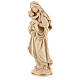 Virgen de la paz madera Val Gardena cera hilo oro s3