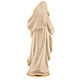 Virgen de la paz madera Val Gardena cera hilo oro s8
