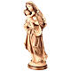 Our Lady of Peace in wood Valgardena burnished in 3 colours s3