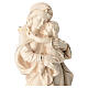 Virgen Rafael madera Val Gardena encerado hilo oro s3