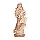 Our Lady by Raffaello in wood of Valgardena burnished in 3 colours s1