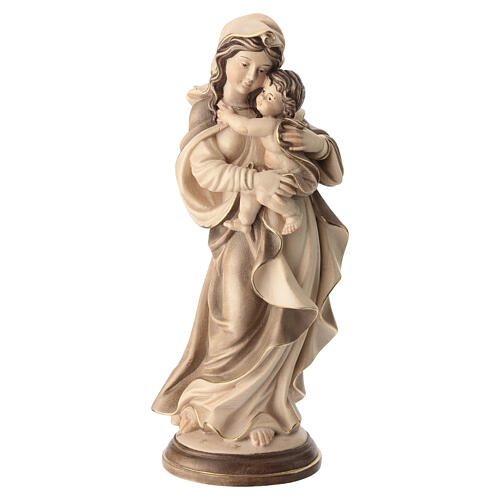 Madonna Raffaello legno Valgardena brunito 3 colori 1