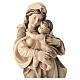 Our Lady by Raffaello in wood of Valgardena burnished in 3 colours s3
