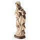 Our Lady by Raffaello in wood of Valgardena burnished in 3 colours s4