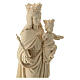 Mary Help of Christians in natural wood of Val Gardena s6