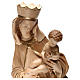 Our Lady of Krumauer in wood of Valgardena burnished in 3 colours s2