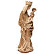 Our Lady of Krumauer in wood of Valgardena burnished in 3 colours s4