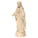 Our Lady of Graces in wood and wax decorated with gold thread Valgardena s3
