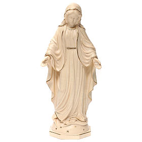 Madonna delle Grazie legno Valgardena cerato filo oro