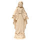 Our Lady of Graces in wood and wax decorated with gold thread Valgardena s1