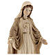 The Sacred Heart of Mary in wood of Valgardena burnished in 3 colours s2