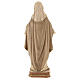 The Sacred Heart of Mary in wood of Valgardena burnished in 3 colours s6