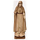 The Immaculate Heart of Mary in wood of Valgardena burnished in 3 colours s1