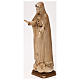 The Immaculate Heart of Mary in wood of Valgardena burnished in 3 colours s3