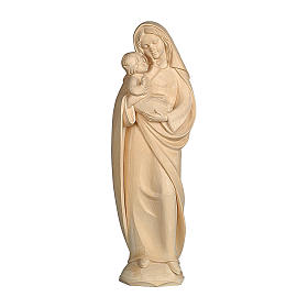 Imagens em Madeira Natural: Virgem clássica madeira Val Gardena natural