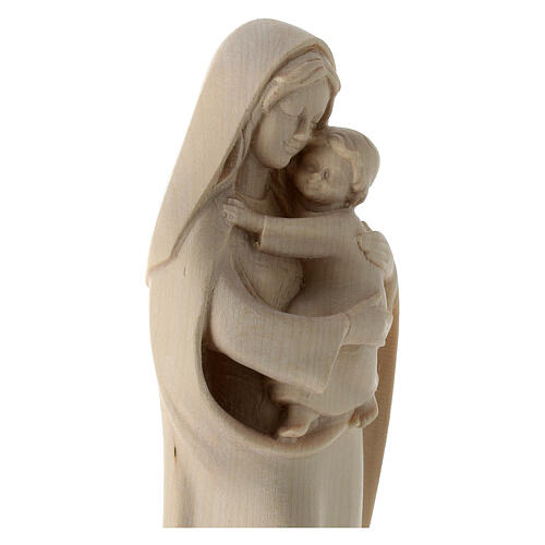 Our Lady of Hope in natural wood of Valgardena 2