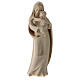 Our Lady of Hope in natural wood of Valgardena s1