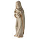 Our Lady of Hope in natural wood of Valgardena s3