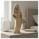 Mother of Hope statue in waxed wood with golden detail, Val Gardena s2