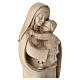 Our Lady and infant Jesus statue gold-edged waxed wood, Val Gardena s5