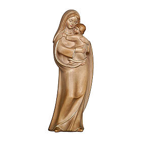 Statue in legno naturale: Madonna della speranza legno Valgardena brunito 3 colori