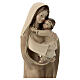 Our Lady of Hope in wood of Valgardena burnished in 3 colours s2
