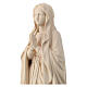 Our Lady of Lourdes in natural wood of Valgardena s4