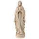 Virgen de Lourdes madera Val Gardena natural s1