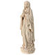 Madonna di Lourdes legno Valgardena naturale s3