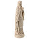 Madonna di Lourdes legno Valgardena naturale s5