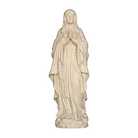 Our Lady of Lourdes in natural wood of Valgardena