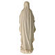 Virgen de Lourdes madera Val Gardena encerada hilo oro s8