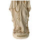 Madonna di Lourdes legno Valgardena cerato filo oro s3