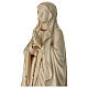 Madonna di Lourdes legno Valgardena cerato filo oro s5
