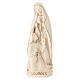 Nossa Senhora de Lourdes com Bernadette madeira Val Gardena encerada fio ouro s1