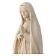 Our Lady of Lourdes stylized in natural wood of Valgardena s2