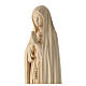 Statue of Our Lady of Fatima Capelinha in natural wood of Valgardena s2