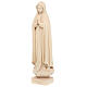 Our Lady of Fatima statue in wood, natural finish Val Gardena s3